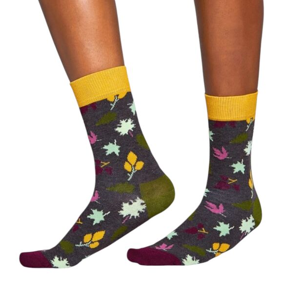Happy Socks Combed Cotton Socks Unisex Mens 4.5-7.5 Womens 5.5-9.5 Brown - Picture 2 of 9